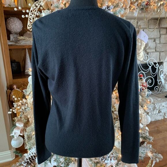 Vintage Crystal Kobe Christmas Cardigan Sweater - Picture 3 of 12